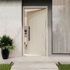 Puxador de Porta Pivotante e de Correr de Madeira Vidro e Aço em Alumínio Fosco Barra Reta 80cm Vesfer