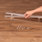 Puxador de Porta Pivotante e de Correr de Madeira Vidro e Aço em Alumínio Polido Barra Reta 60cm Vesfer