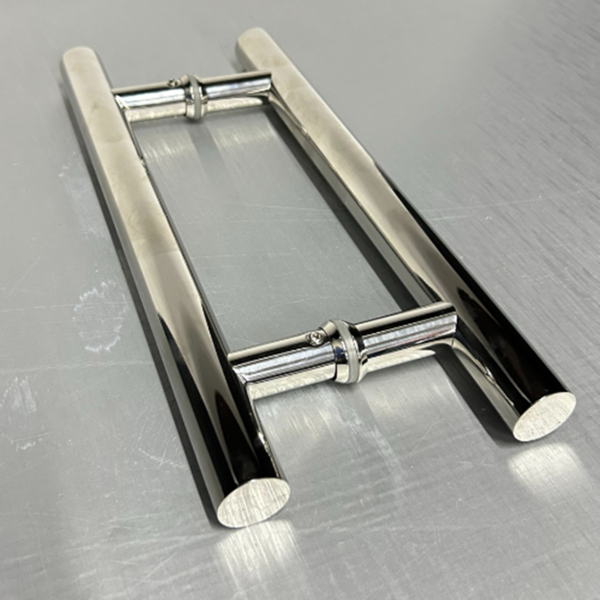 Puxador De Porta Inox Tubular Polido