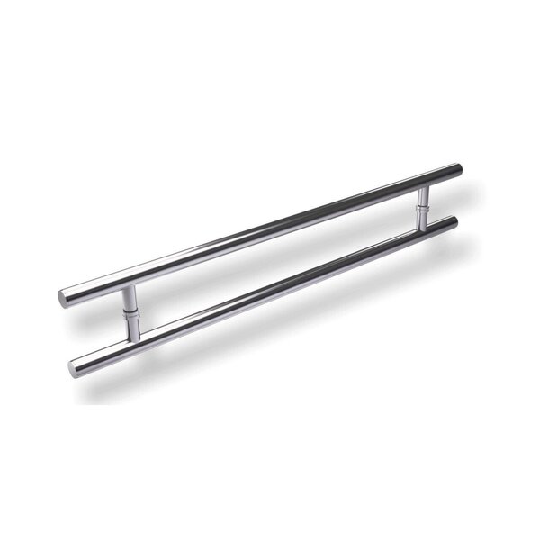 Puxador De Porta Londres 60x2,6cm Brimak Branca