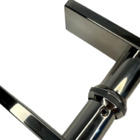 Puxador De Porta Pivotante Tubular H Inox