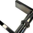 Puxador De Porta Pivotante Tubular H Inox