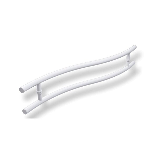 Puxador De Porta Sydney 80x2,6cm Brimak Branco