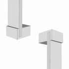 Puxador De Portas Em Aço Inox Polido Alto Brilho 30cm Atlas