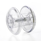 Puxador De Resina Redondo 12cm Para Porta De Vidro Blindex -