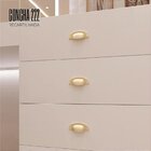 Puxador De Sobrepor Colonial Concha 222 64mm Recartilhado Ita