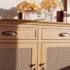 Puxador De Sobrepor Colonial Concha 222 96mm Recartilhado Ita