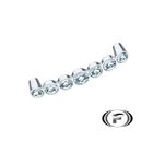 Puxador De Sobrepor Cristal Il 4474 Italy Line 96mm