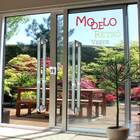 Puxador De Vidro Para Portas 100 Cm Verde Jateado