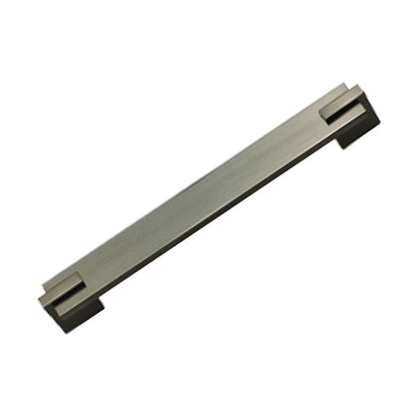 Puxador de Zamac com Inox Polido 236 2 Furos 192 mm Geris