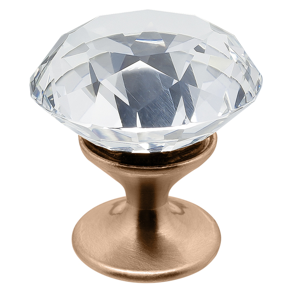 Puxador Diamante 30mm Red Gold Escovado - Jador