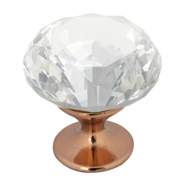 Puxador Diamante 30mm Red Gold - Jador