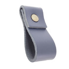 Puxador Doba Parafuso - Couro Legítimo Azul Marinho - Parafus