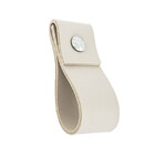 Puxador Doba Parafuso - Textura De Couro Creme - Parafuso Cro