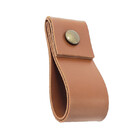 Puxador Doba Parafuso - Textura De Couro Marrom - Parafuso Ou