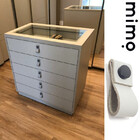 Puxador Doba Tampa - Couro Legítimo Marrom Escuro - Tampa Mar