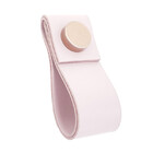 Puxador Doba Tampa - Textura De Couro Rosa - Tampa Rose Gold