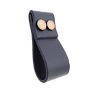 Puxador Dobatwo 2 Parafusos - Textura De Couro Azul Marinho -