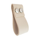 Puxador Dobatwo 2 Parafusos - Textura De Couro Creme - Parafu