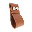 Puxador Dobatwo 2 Parafusos - Textura De Couro Marrom - Paraf