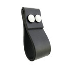 Puxador Dobatwo 2 Parafusos - Textura De Couro Preto - Parafu