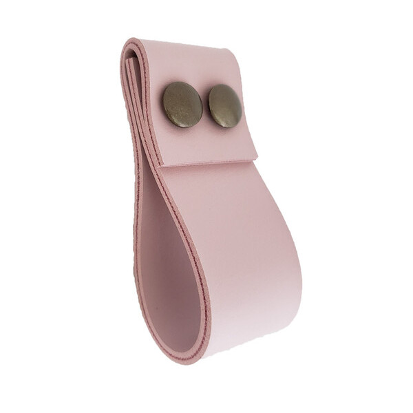 Puxador Dobatwo 2 Parafusos - Textura De Couro Rosa - Parafus