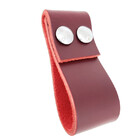 Puxador Dobatwo Parafuso - Couro Legítimo Marsala - Parafuso