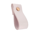 Puxador Dobi Parafuso - Textura De Couro Rosa - Parafuso Cobre