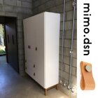 Puxador Dobi Tampa - Couro Legítimo Rosa - Tampa Rose Gold