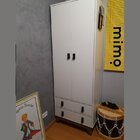 Puxador Dobi Tampa - Textura De Couro Vermelho - Tampa Marrom