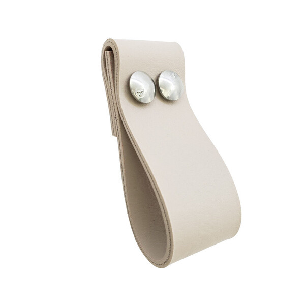 Puxador Dobitwo 2 Parafusos - Textura De Couro Creme - Parafu