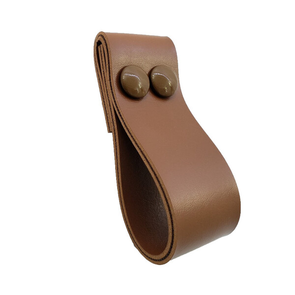 Puxador Dobitwo 2 Parafusos - Textura De Couro Marrom - Paraf