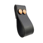 Puxador Dobitwo 2 Parafusos - Textura De Couro Preto - Parafu