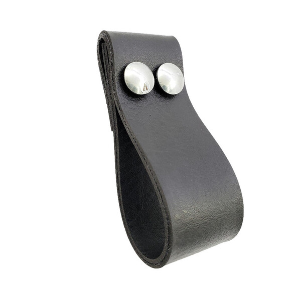 Puxador Dobitwo 2 Parafusos - Textura De Couro Preto - Parafu