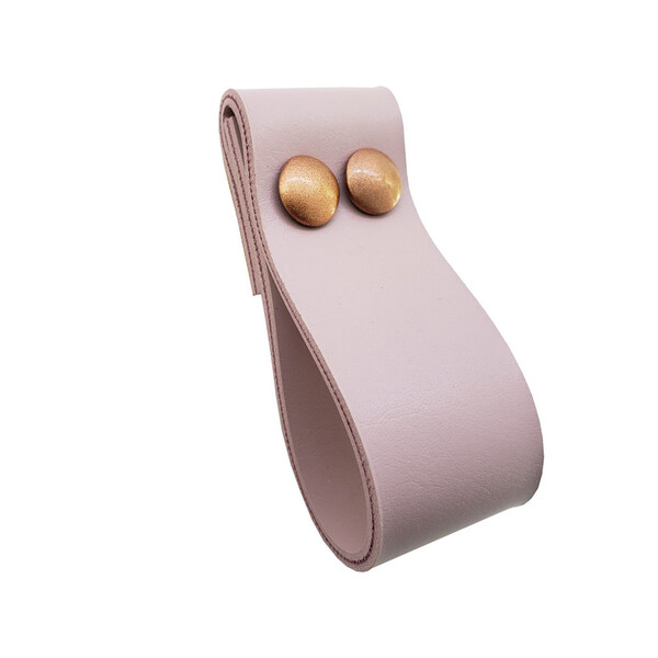 Puxador Dobitwo 2 Parafusos - Textura De Couro Rosa - Parafus