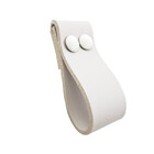 Puxador Dobitwo Parafusos - Textura De Couro Branco - Parafus