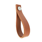 Puxador Dofi Parafuso - Textura De Couro Marrom - Parafuso Cr