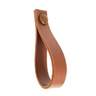 Puxador Dofi Parafuso - Textura De Couro Marrom - Parafuso Ma