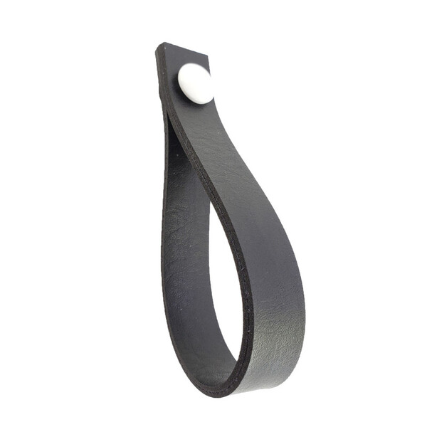 Puxador Dofi Parafuso - Textura De Couro Preto - Parafuso Bra