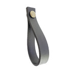 Puxador Dofi Parafuso - Textura De Couro Preto - Parafuso Our