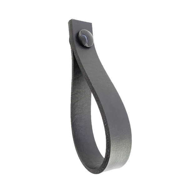 Puxador Dofi Parafuso - Textura De Couro Preto - Parafuso Pre