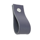 Puxador Doko Parafuso - Couro Legítimo Azul Marinho - Parafus