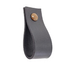 Puxador Doko Parafuso - Textura De Couro Preto - Parafuso Mar