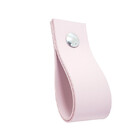 Puxador Doko Parafuso - Textura De Couro Rosa - Parafuso Crom