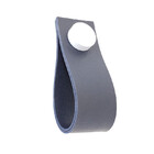 Puxador Doko Tampa - Textura De Couro Azul Marinho - Tampa Br