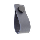 Puxador Doko Tampa - Textura De Couro Azul Marinho - Tampa Pr