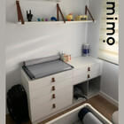 Puxador Doko Tampa - Textura De Couro Preto - Tampa Rose Gold