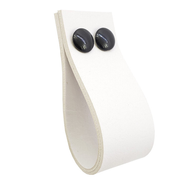 Puxador Dokotwo 2 Parafusos - Textura De Couro Branco - Paraf