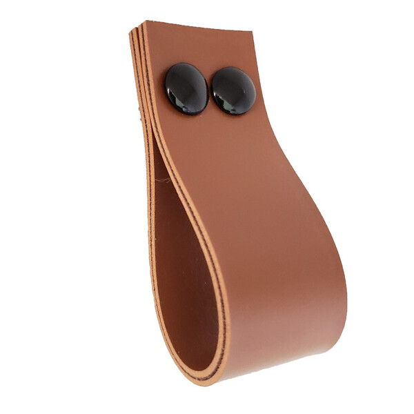 Puxador Dokotwo 2 Parafusos - Textura De Couro Marrom - Paraf