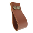 Puxador Dokotwo 2 Parafusos - Textura De Couro Marrom - Paraf